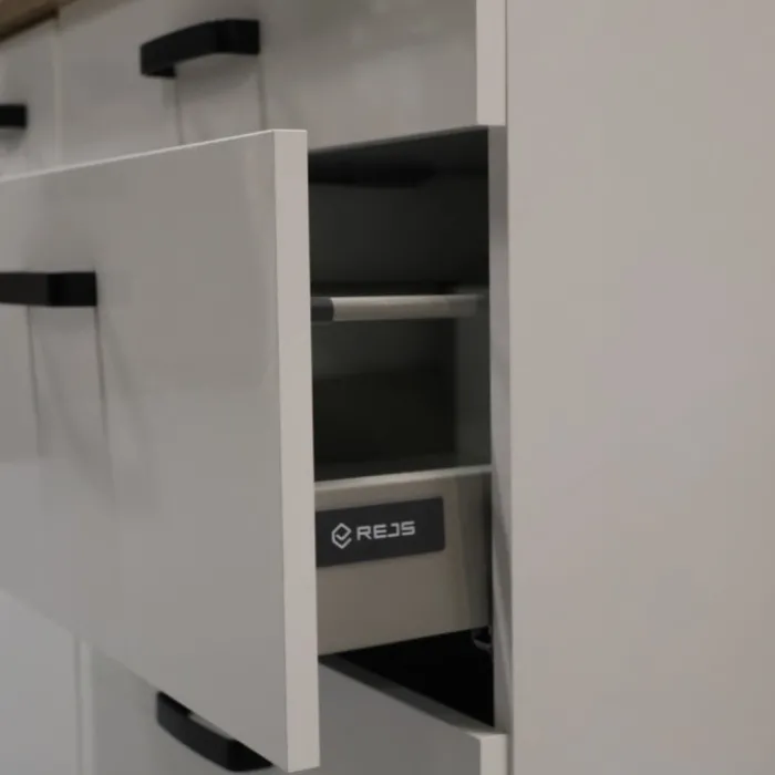 Bas casserolier 60 3T Mia blanc