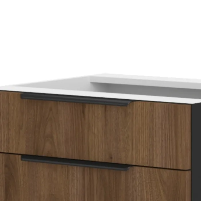 Bas 60 cm Casserolier Monza noyer