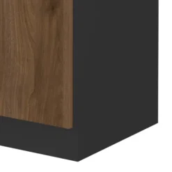 Bas 80 cm 2 portes Monza noyer