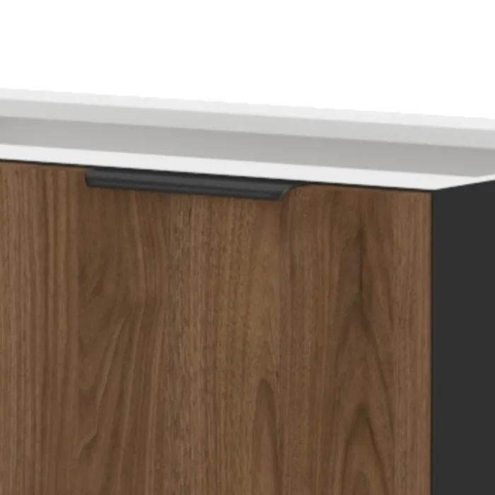 Bas 80 cm 2 portes Monza noyer