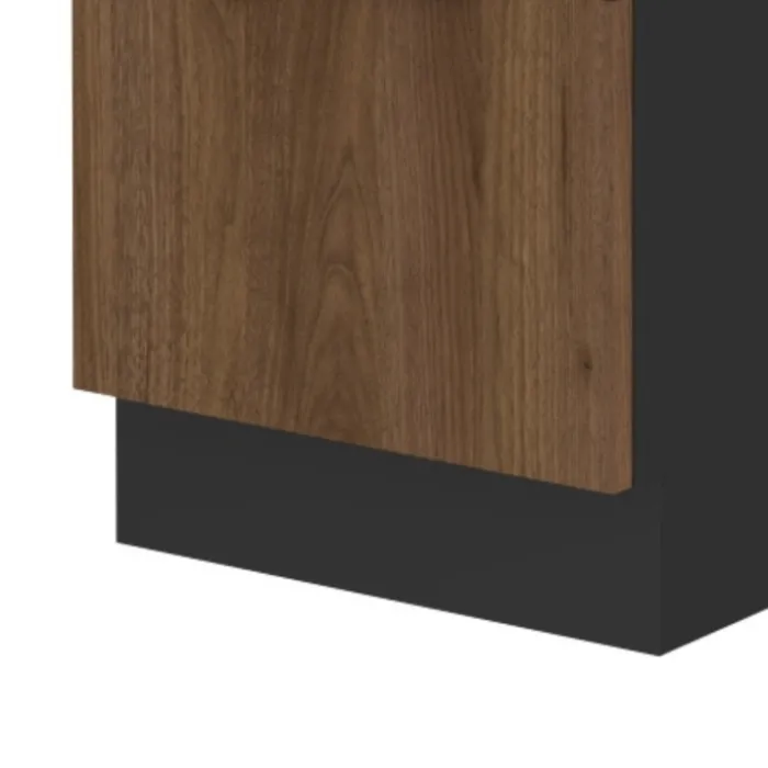 Bas 60 cm 3 tiroirs Monza noyer