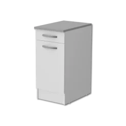 Bas 40 1P/1T Eko blanc