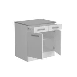 Bas 80 2T/2P Eko blanc
