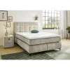 Beatrice - Lit box complet 140 x 200 cm Chenille beige