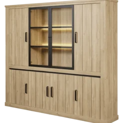 Bibliothèque Tibo french oak