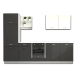 Bloc de cuisine Prego 270cm Béton
