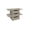 Bloc 3 tiroirs Gris A00033,9898