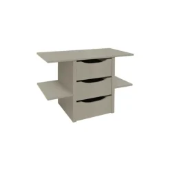 Bloc 3 tiroirs Gris A00033,9898