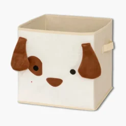 Boite de rangement Velours chien - 158629F