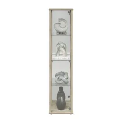 Bora vitrine chêne et miroir 109-505