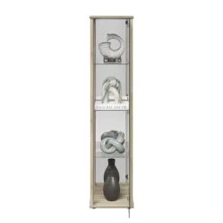 Bora vitrine chêne et miroir 109-505