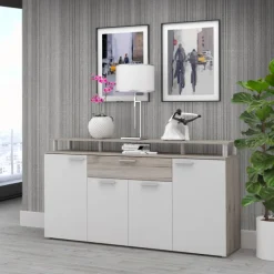 Buffet Gulada cendre/blanc