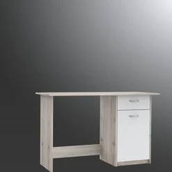Bureau Balios chêne cendre/blanc