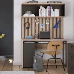 Bureau Bowie décor sarnia/ carbone