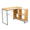 Bureau d'angle avec étagères ELIO