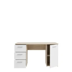 Bureau Net chêne et blanc