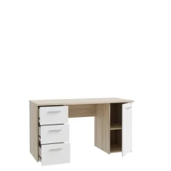 Bureau Net chêne et blanc