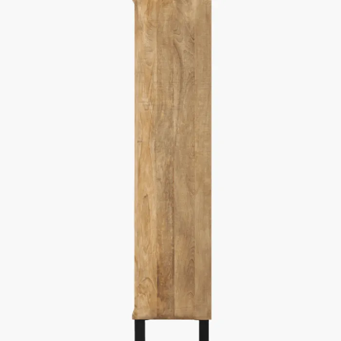 Cabinet 1 porte verre - 1 porte bois Kali