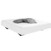 Cadre de lit blanc mat 180 cm x 200 cm Phoenix