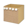 Caisson de rangement 174304 pompon jute