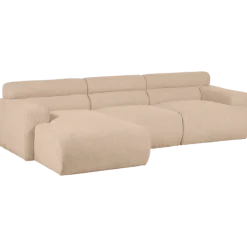 Canapé avec chaise longue à gauche Emy
