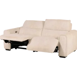 Canapé 2,5 cm Lucie beige 2 relax éléctriques