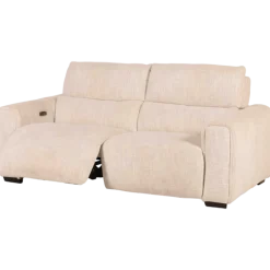 Canapé 2,5 cm Lucie beige 2 relax éléctriques