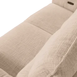 Canapé 2,5 cm Lucie beige 2 relax éléctriques