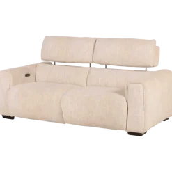 Canapé 2,5 cm Lucie beige 2 relax éléctriques