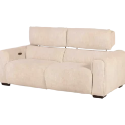 Canapé 2,5 cm Lucie beige 2 relax éléctriques