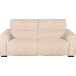 Canapé 2,5 cm Lucie beige 2 relax éléctriques