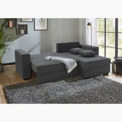 Canapé convertible Elmau gris anthracite