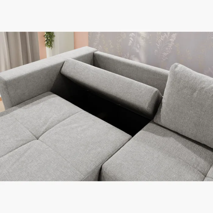Canapé convertible Gris