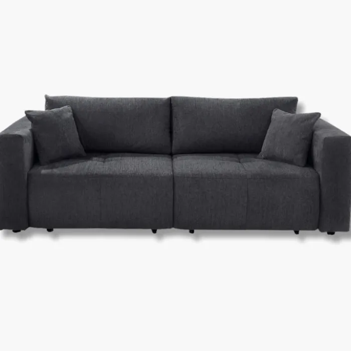 Canapé convertible gris anthracite