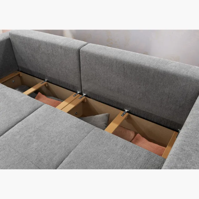 Canapé convertible Gris foncé