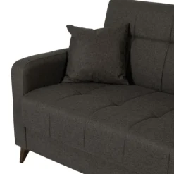 Canapé convertible gris Lamina Sofa tissu gris