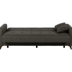 Canapé convertible gris Lamina Sofa tissu gris