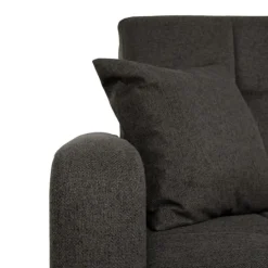 Canapé convertible gris Lamina Sofa tissu gris