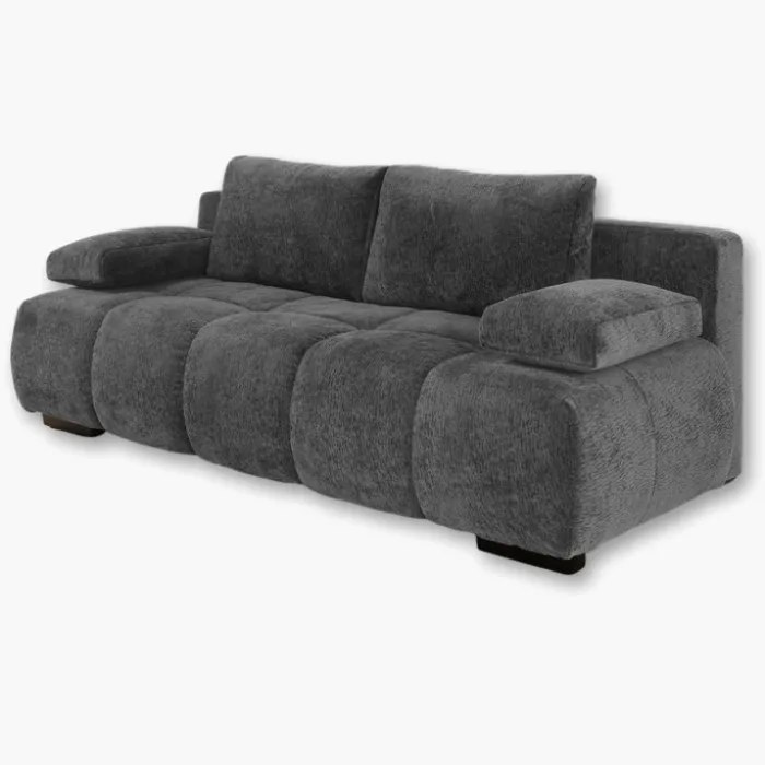 Canapé convertible Reno gris foncé ( 410 / 09 )