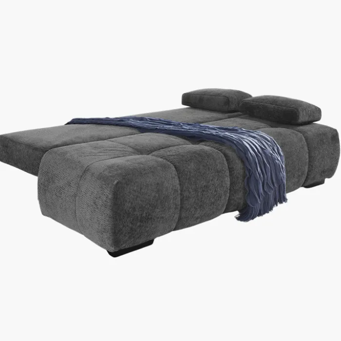 Canapé convertible Reno gris foncé ( 410 / 09 )