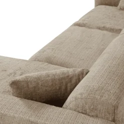 Canapé d'angle droit Balena beige