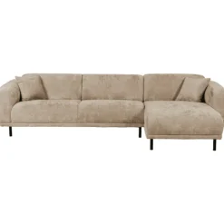 Canapé d'angle droit Balena beige