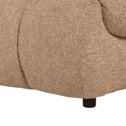 Canapé Freja Marron clair avec pouf