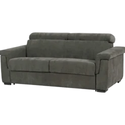 Canapé lit Colosseo 120 cm tissu merlin anthracite