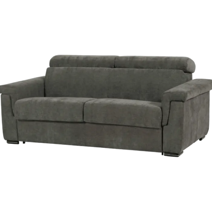 Canapé lit Colosseo 160 cm tissu merlin anthracite