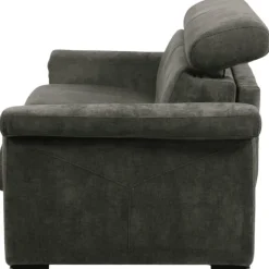 Canapé lit Colosseo 160 cm tissu merlin anthracite