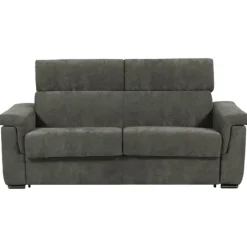 Canapé lit Colosseo 160 cm tissu merlin anthracite