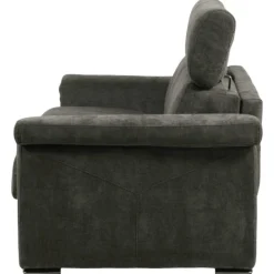Canapé lit Colosseo 160 cm tissu merlin anthracite