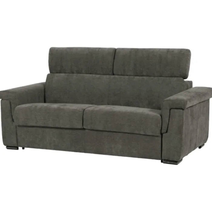 Canapé lit Colosseo 160 cm tissu merlin anthracite