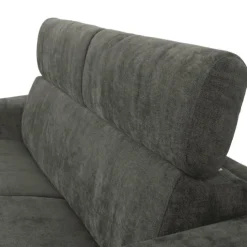Canapé lit Colosseo 160 cm tissu merlin anthracite